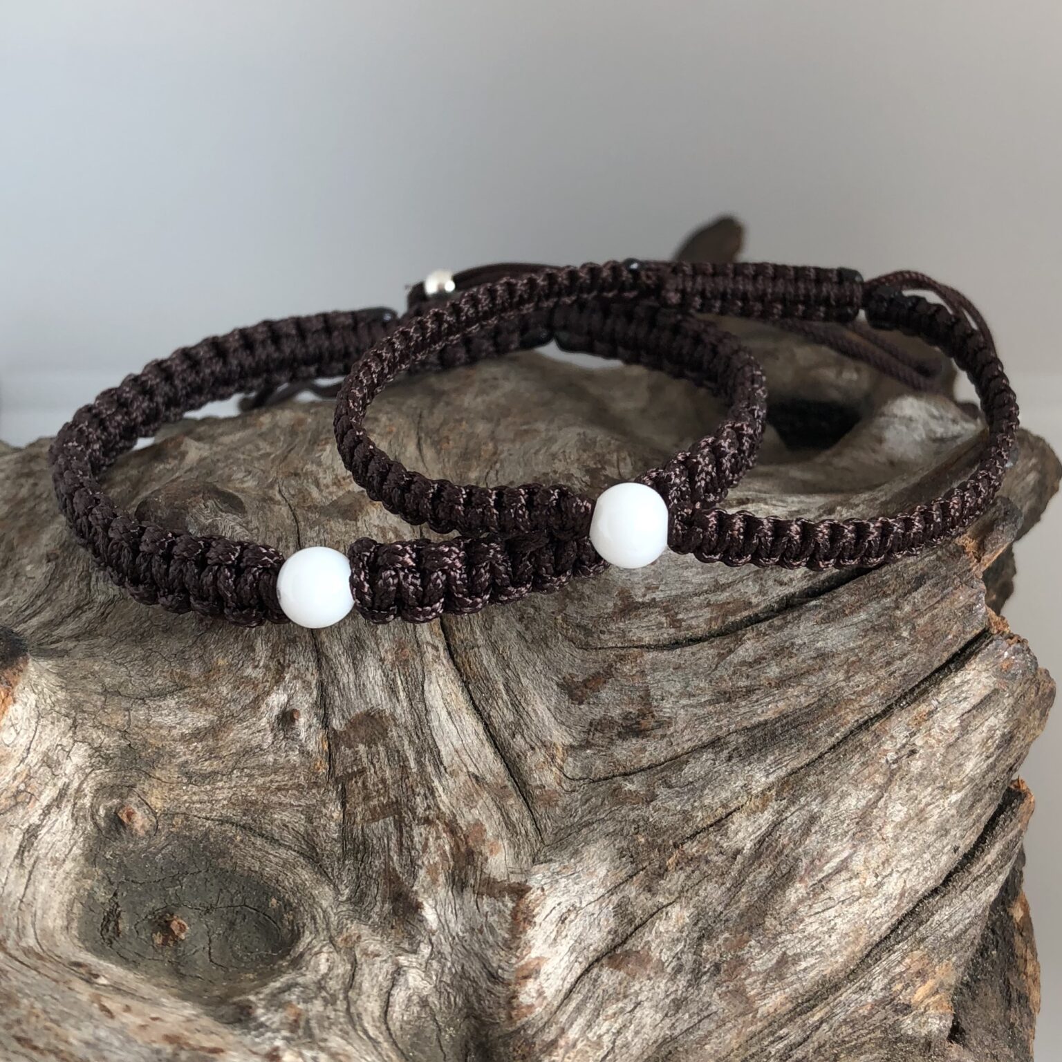 Partner Set Makramee Muttermilchschmuck Armband