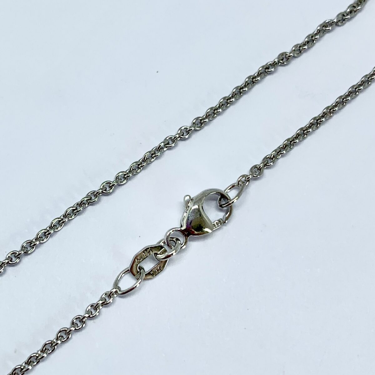 18K. Goldkette, Weissgold