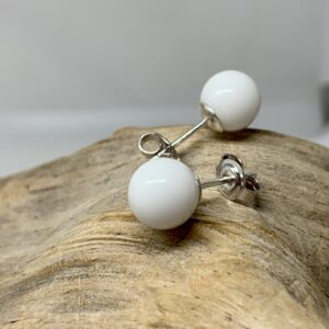 Muttermilch Ohrstecker, 8mm, Sterlingsilber