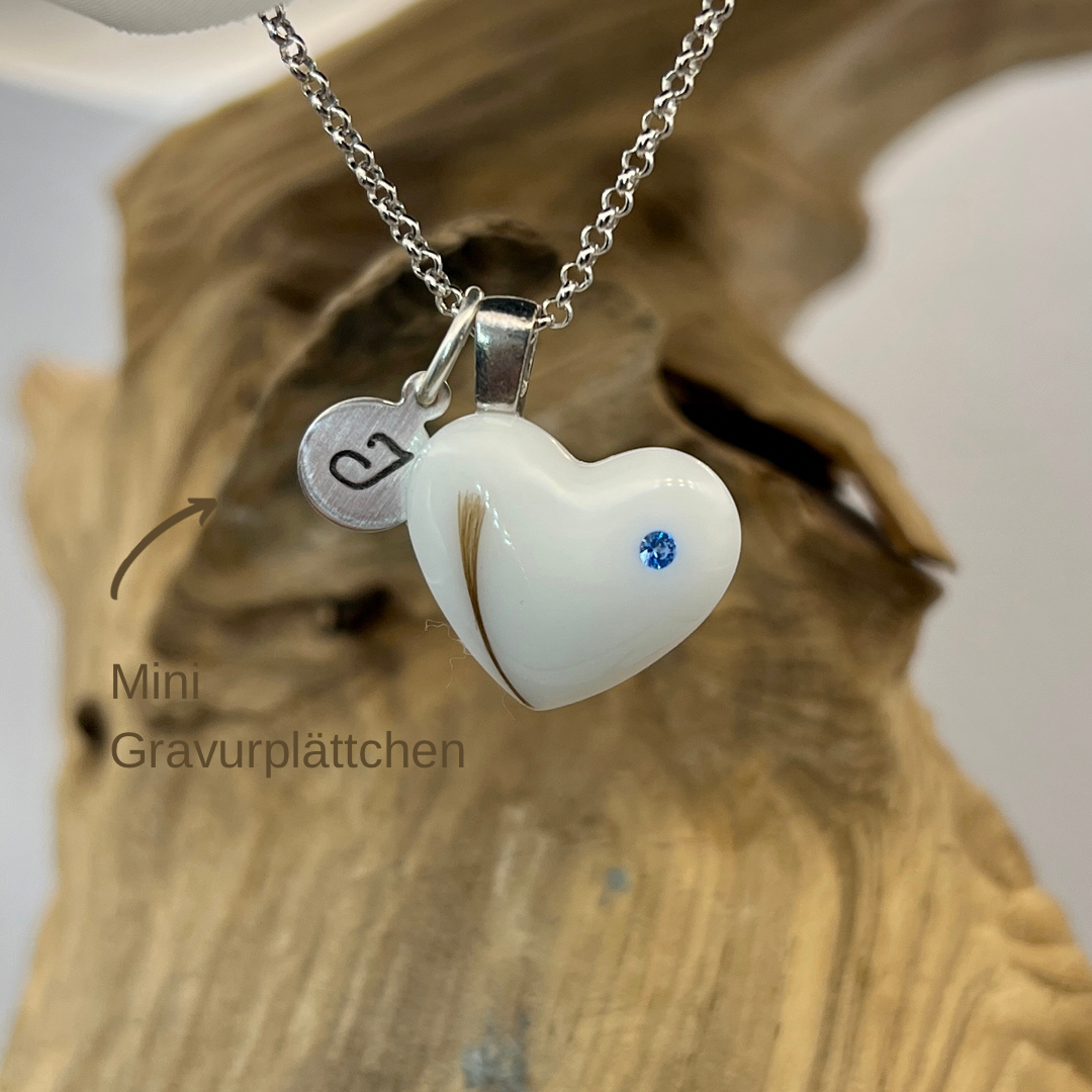 Muttermilcherz mit Mini Gravurplättchen