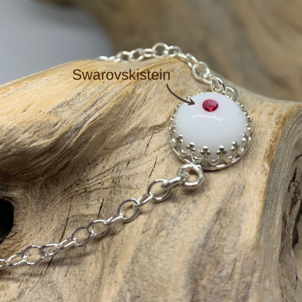 Muttermilch Armband, Sterlingsilber.